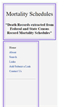 Mobile Screenshot of mortality-schedules.com
